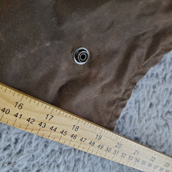 Driza-Bone Jacket Mens Large Brown Aussie Outback Long Oilskin Cotton Duster - Picture 7 of 9